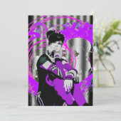 Invitation Gothique Anime Sweet 16 (Debout devant)