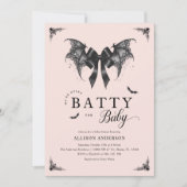 Invitation gothique chic Baby shower (Devant)