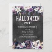 Invitation Gothique de la fête d'Halloween (Devant)