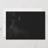 Invitation gothique de vampire sombre pour Hallowe (Dos)