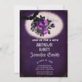 Invitation gothique du 40e anniversaire (Devant)