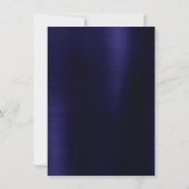 Invitation Gothique Fairy Indigo Gown | Fleur royale violet p (Dos)