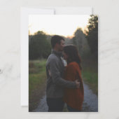 Invitation Gothique Flourish Halloween Mariage photo de vacan (Dos)