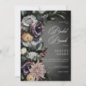 Invitation Gothique foncé Mystérieux Muté flou Brunch (Devant)