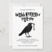 Invitation Gothique Halloween (Devant)