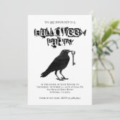 Invitation Gothique Halloween (Debout devant)