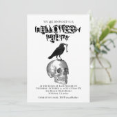 Invitation Gothique Halloween (Debout devant)