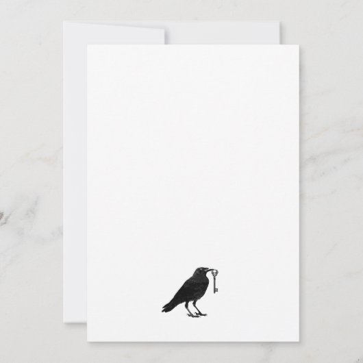 Invitation Gothique Halloween (Dos)