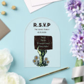 Invitation gothique Halloween Main de zombie (Insitu (Mariage))