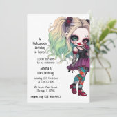 Invitation gothique japonais (Debout devant)