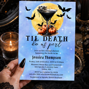 Invitation Gothique jusqu'à ce que la mort nous sépare Martin