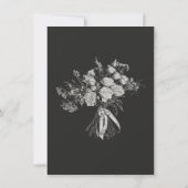 Invitation Gothique Mariage de mariée et de chambre fantôme (Dos)