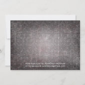 Invitation Gothique Médiéval Sweet 16 Anniversaire Fête Invit (Dos)