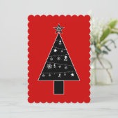 Invitation Gothique + Noël + Fête (Debout devant)