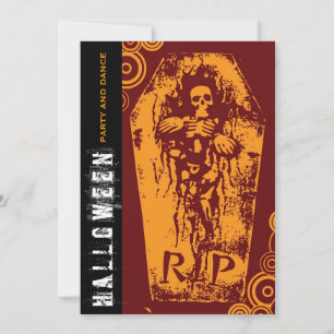 Invitation gothique pour une fête d'Halloween avec