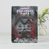 Invitation gothique pour une soirée d'Halloween da (Debout devant)