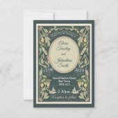 Invitation Gothique romantique, Regencycore, époque de régenc (Devant)