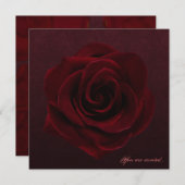 Invitation Gothique s'est levé (Devant / Derrière)