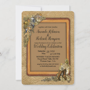 Invitation Gothique - Steampunk artisanal