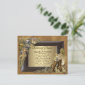 Invitation Gothique - Steampunk Dîner de répétition Mariage (Debout devant)