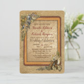 Invitation Gothique - Steampunk Mariage artisanal (Debout devant)