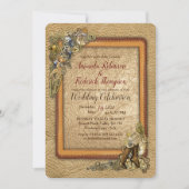 Invitation Gothique - Steampunk Mariage artisanal (Devant)