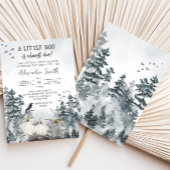 Invitation Gothique Un Petit Baby shower Boo