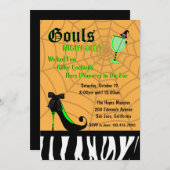 Invitation Gouls Night Out [Orange] (Devant / Derrière)