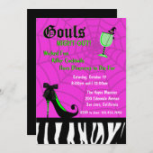 Invitation Gouls Night Out [rose] (Devant / Derrière)