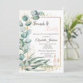 Invitation Goûter du vin Eucalyptus Brunch & Bulles (Debout devant)