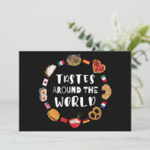 Invitation Goûts à travers le monde (Debout devant)