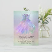 Invitation Gown Ethereal Fairy Wing | Rainbow Pastel Sheen (Debout devant)