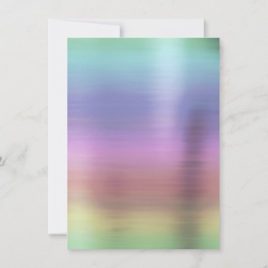 Invitation Gown Ethereal Fairy Wing | Rainbow Pastel Sheen (Dos)