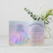 Invitation Gown Ethereal Fairy Wing | Rainbow Pastel Sheen (Debout devant)