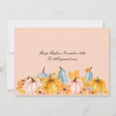 INVITATION GRÂCE À L'INVITATION PARFAITE À L'AUTOMNE (Dos)