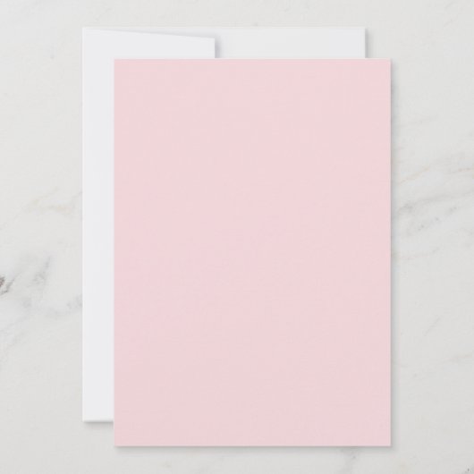 Invitation GRACE Blush Floral Sweet Baby Girl Baby shower (Dos)