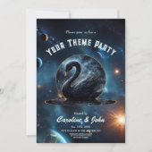 Invitation Grace galactique : Le cygne noir. (Devant)