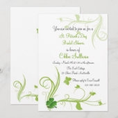 Invitation gracieuse de fougères (Devant / Derrière)