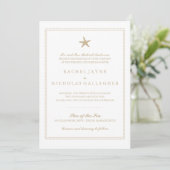 Invitation Gracity Starfish | MARIAGE (Debout devant)