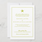 Invitation Gracity Starfish | MARIAGE (Devant)