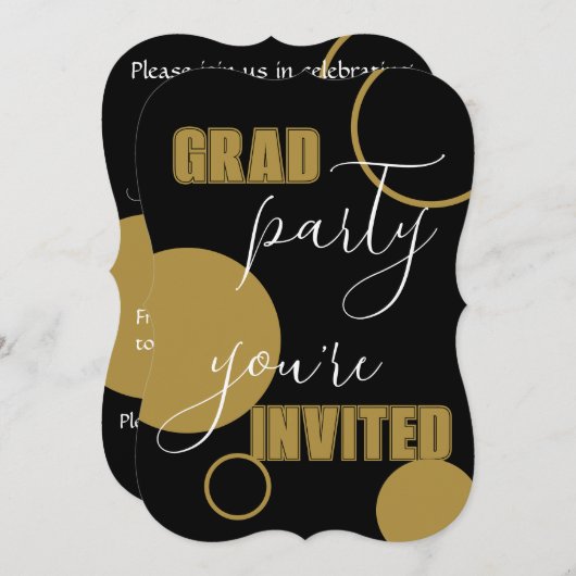 Invitation Grad (Devant / Derrière)