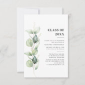 Invitation Grad 2024 Eucalyptus Graduation Party (Devant)