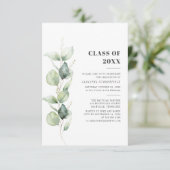 Invitation Grad 2024 Eucalyptus Graduation Party (Debout devant)