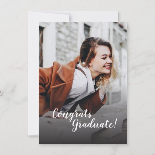 Invitation Grad 2025 Multi Photo Script Graduation Party (Dos)
