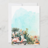 Invitation Grad à bord Surf tropical Graduation Party (Dos)