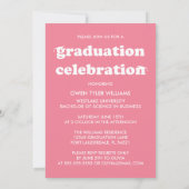 INVITATION GRAD CASQUETTES RETRO OFF À GRAD PHOTO GRAD INVITA (Dos)