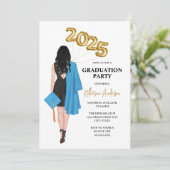 Invitation Grad Class 2024 Graduation Party (Debout devant)