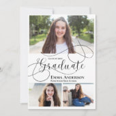 Invitation Grad Multi Photo Grad Party 2025 (Devant)