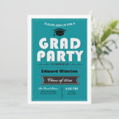 Invitation Grad Party (Debout devant)