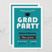 Invitation Grad Party (Devant / Derrière)